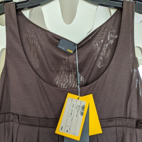NWT Brown Fendi Dress Size 40 Italian 4 US - Picture 3 of 7